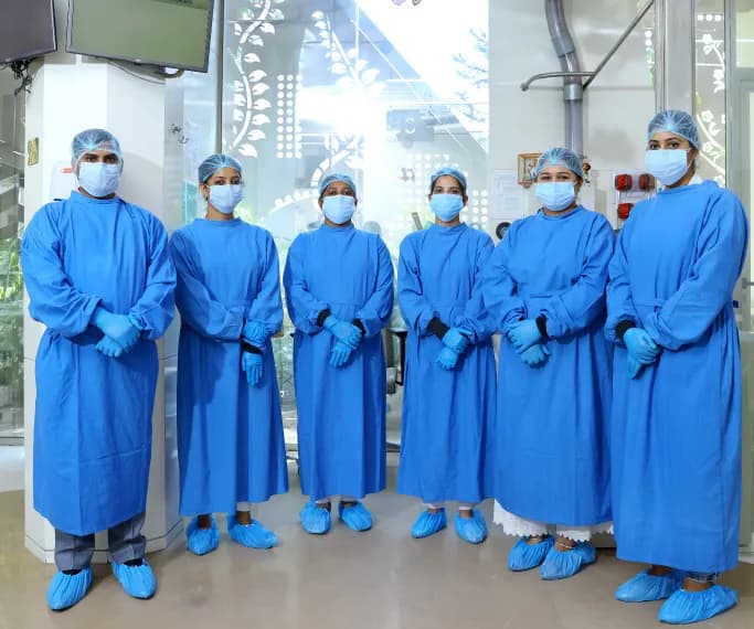 Dr. Dangs Lab Central Lab team in clinical diagnostics laboratory