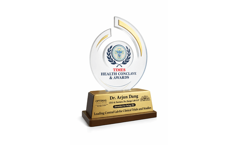 Dr. Dangs Lab Central Lab Times Health Conclave Award 2025 for clinical trials excellence